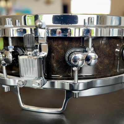Sonor Designer Series Maple Light piccolo snare drum (DS-1404ML) 1998 - Black stain image 4