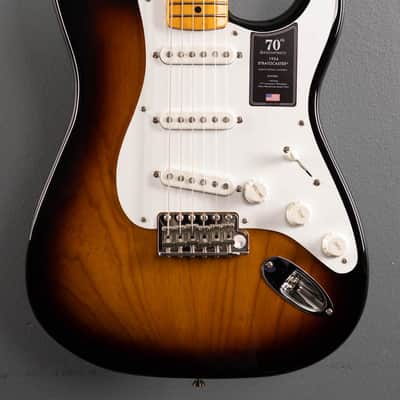 Fender 70th Anniversary American Vintage II 1954 Stratocaster - Two Color Sunburst image 2