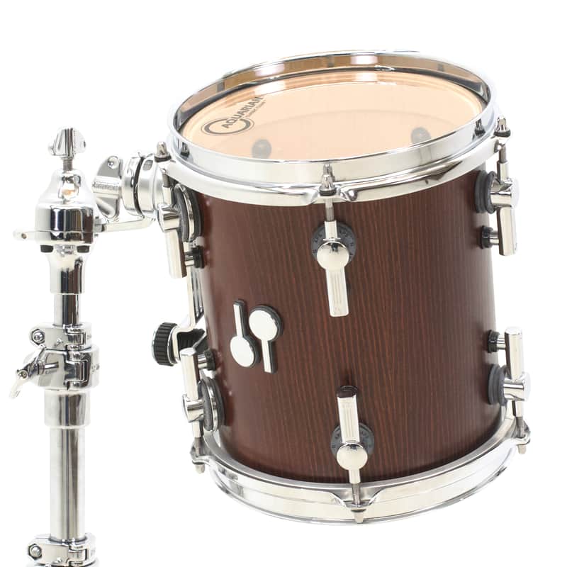 Sonor SQ2 9x8" Mounted Tom with 600 Series Single Tom Stand, Nussbaum Finish image 1