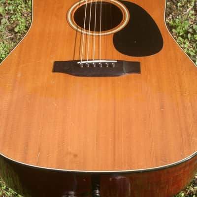 1976 Yairi D18 Replica DY18 All Solid Guitar Japan Vintage Natural+Vintage Hard Case image 12