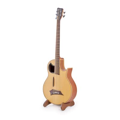 RockStand Wood A-Frame Stand - Acoustic Guitar & Bass - Dark Brown image 4