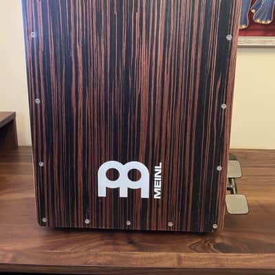 Meinl CAJ5MB-M Oak String Cajon with Ebony Frontplate 2015 - Natural with rubber seat image 1