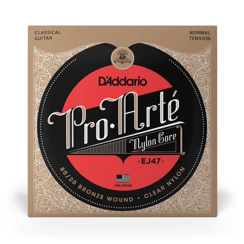 D'Addario Pro-Arté EJ47 Normal Tension 80/20 Bronze Classical Guitar Strings image 1