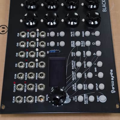 Erica Synths Black Sequencer Eurorack Module 2014 - 2020 - Black image 3