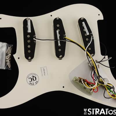 Fender Squier 50s Strat HT Hardtail LOADED PICKGUARD, Prewired White 1950s image 2