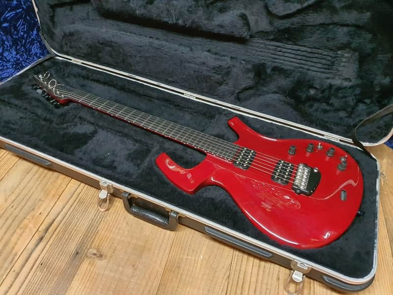 2000 Parker Fly Classic Transparent Red Carbon Fiber Unique Electric Guitar image 1