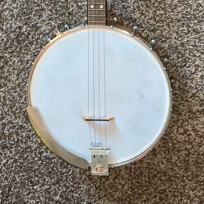 Old vintage Super triple x banjo 4 string made in the usa image 1