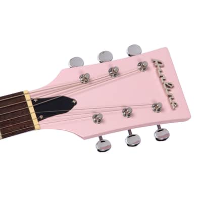 Airline Guitars Bighorn Shell Pink image 11