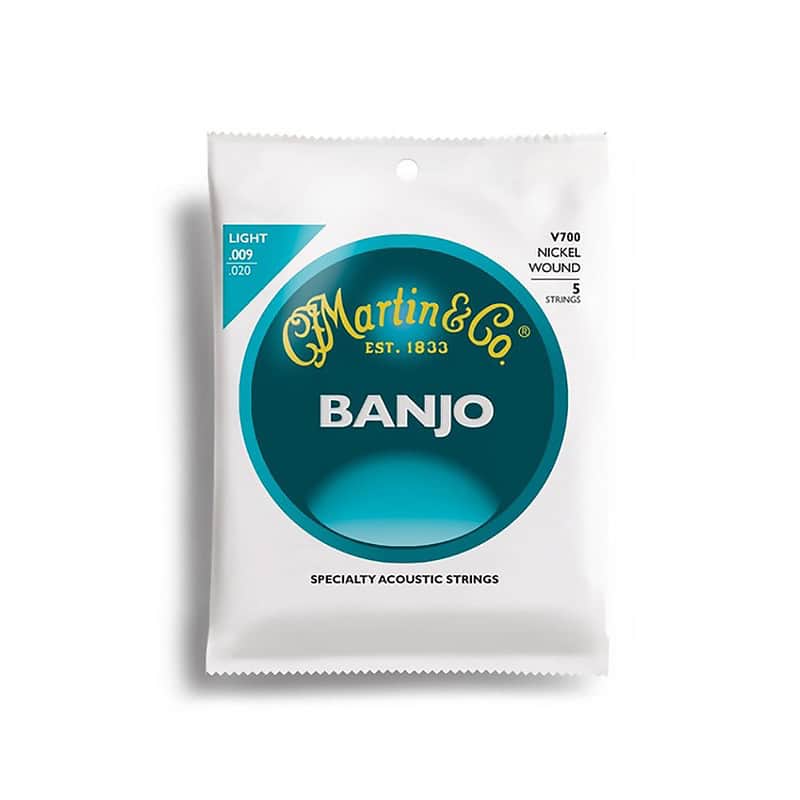Martin V700 Vega Banjo Strings, Light (9-20) image 1