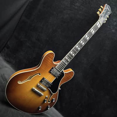 Eastman T486-GB Thinline Archtop - Goldburst image 6