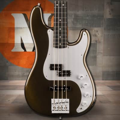 Fender American Ultra II Precision Bass Ebony Fingerboard - Texas Tea image 1