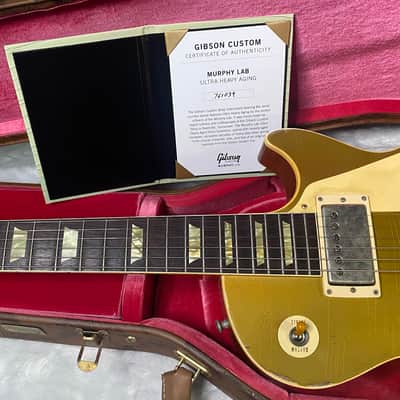 NEW! Gibson Custom 1957 Les Paul Standard - Mustard Gold, Ultra Heavy Aged - Limited Edition 2026 Custom Collection - 8.45lbs - IN-STOCK! - Authorized Dealer - G07578 image 12