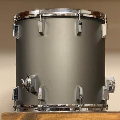 1980's Sonor Performer 16" Hi-tech Grey 16x16 Floor Tom image 4