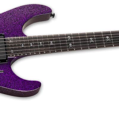 ESP LTD KH-602 Kirk Hammett Purple Sparkle PSP Electric Guitar + Hard Case KH602 KH 602 - Brand New image 4