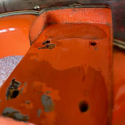 1964 Fender Precision Bass in Fiesta Red. image 14