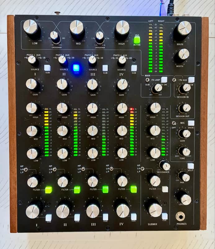 Rane MP2015 4-channel Rotary Mixer with Decksaver and Case image 1