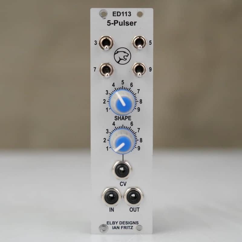 Elby Designs ED113 5-Pulser Eurorack Module w/ Tiptop Stackcables #58597 image 1