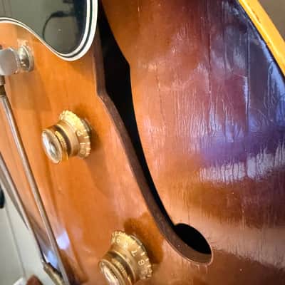 1958 Gibson ES-225T Sunburst — Original P-90 + Rare Original Case image 10