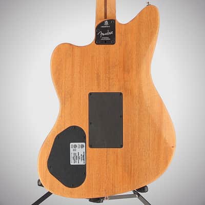 Fender Certified Pre-Owned American Acoustasonic Jazzmaster All-Mahogany, Ebony Fingerboard, Natural (L9) (9781A) image 2
