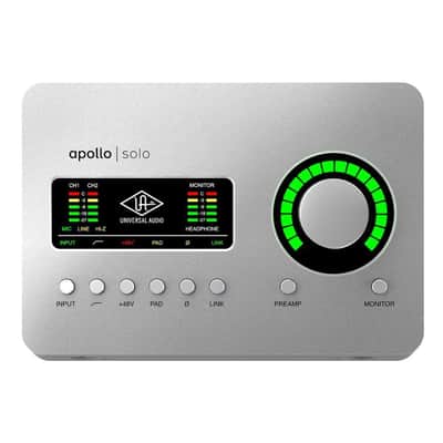 Universal Audio Apollo Solo Recording Interface Heritage Edition with Headphones and Cables image 5