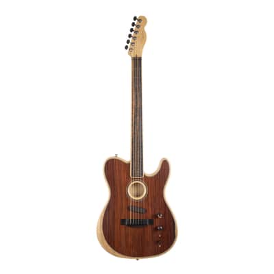 Used Fender Acoustasonic Telecaster Exotic Cocobolo 2019 image 4