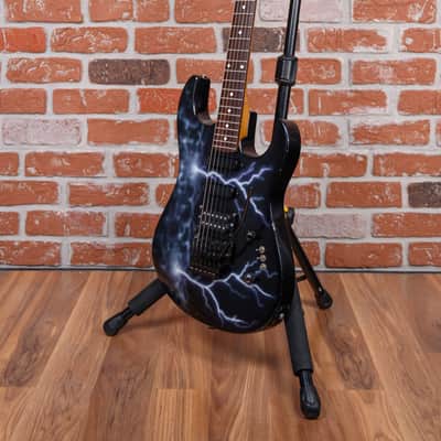B.C. Rich ST-3 Lightning Bolt Graphic 1988 w/Hard Shell Case image 5