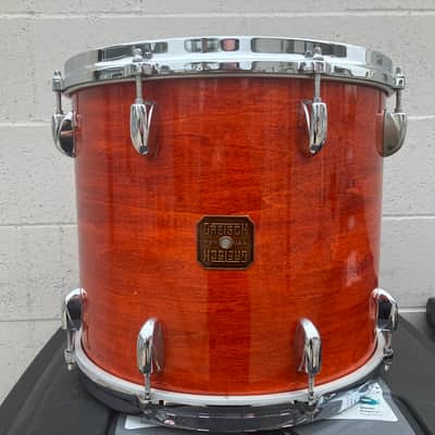 Gretsch USA 14" Floor tom drum Burnt Orange image 2
