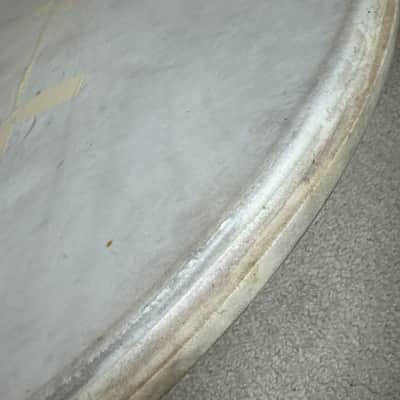 Slingerland Vintage Radio King 24” Genuine Calf Skin Bass Drum Head Lot #2 40s - Calfskin image 8