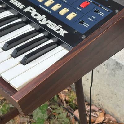 KORG polysix 6 voice polyphonic synthesizer 100% working serviced image 6