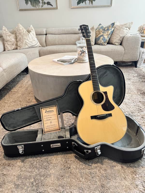 Eastman AC422CE Grand Auditorium Cutaway with Electronics 2010s - Natural image 1