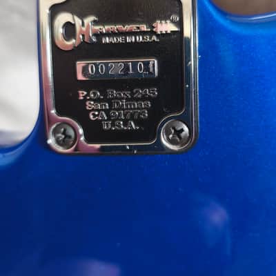 Charvel USA San Dimas Style 1 HH 2008 Candy Blue w/Hardshell Case image 20