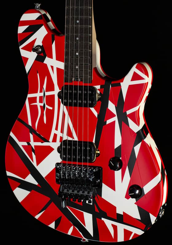 EVH Wolfgang Special Striped Series Red, Black, and White (942) image 1
