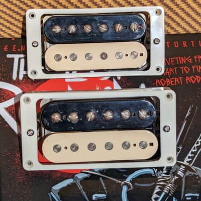 Brandonwound Pickups 1959 Clone 2020 Zebra w/M-69 pickup rings image 2