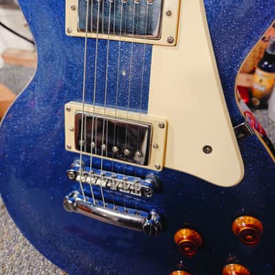 Epiphone Limited Edition Les Paul Standard 2001 - Blue Sparkle image 21