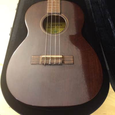 Vintage 70s Giannini Baritone Ukulele Uke Made in Brazil Gibson Tuners w/ case image 3