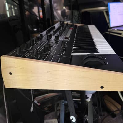 Sequential Trigon-6 49-Key 6-Voice Polyphonic Synthesizer 2022 - Present - Black with Wood Sides image 2