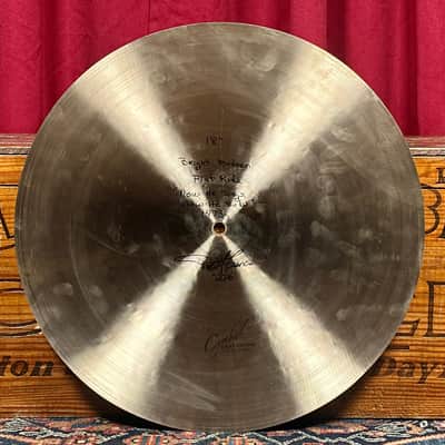 18" Cymbal Craftsman Bright Modern Roy Haynes Flat Ride Cymbal 1473g *Video Demo* image 3