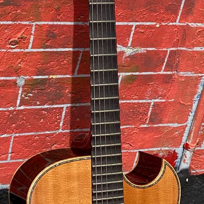 Abe Wechter Elite Series 2005 an insane rare Shakti style cutaway w/Abe's scalloped fingerboard. image 7
