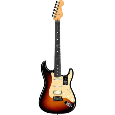 Fender American Ultra II Stratocaster HSS Electric Guitar, Ebony Fingerboard (with Case), Ultraburst image 2