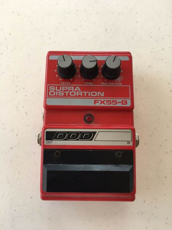 DOD Digitech FX55B Supra Distortion Rare Vintage Guitar Effect Pedal *READ* image 1