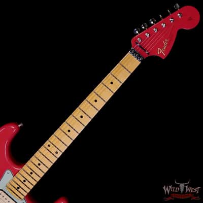 2026 Fender Custom Shop Wild West Lightning Stratocaster Floyd Rose HH Maple Neck Matching Color Large Headstock 22 Frets NOS Fiesta Red 8.10 lbs image 4