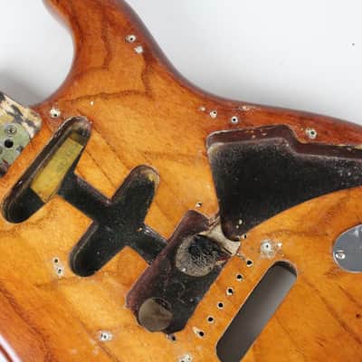 1978-1979 Vintage Fender Stratocaster 3-Bolt Ash Body Stripped 1970's Guitar image 13