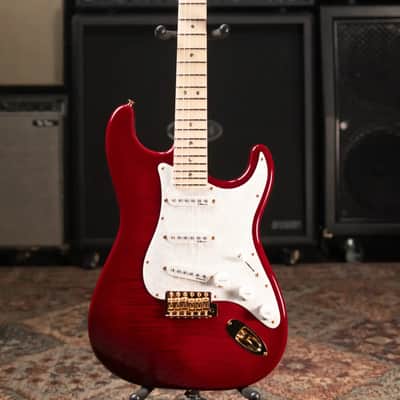 Fender Richie Kotzen Stratocaster, Maple Fingerboard Electric Guitar - Transparent Red Burst with Gig Bag - Demo image 3