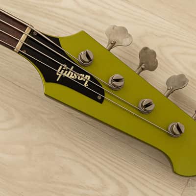 1966 Gibson Thunderbird IV Non-Reverse Vintage Bass, Inverness Green w/ Case image 4