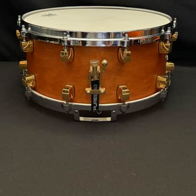 Yamaha Maple Custom MSD-0116 Snare Drum 14" x 6,5 1990's - Maple image 4