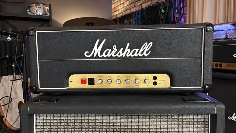 Marshall JMP 2204 Master Model Mk2 Lead 50-Watt Guitar Amp Head 1975 - 1981 - Black image 1