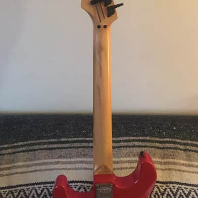 1987 Kramer E.E. Pro 1, Elliot Easton Signature, *Red/White Super Strat, OHSC* image 8