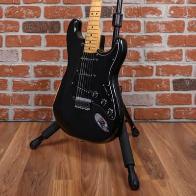 Fender Stratocaster Hardtail Black 1979 w/Hard Shell Case image 5