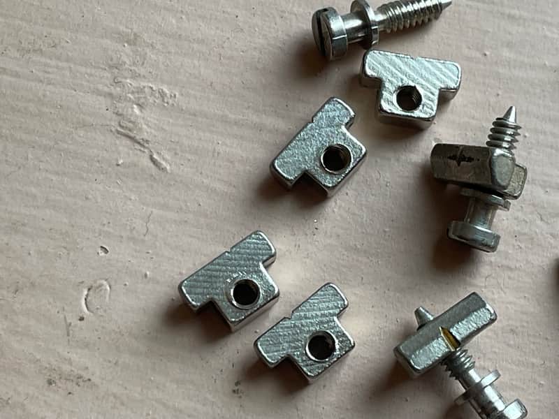 vintage early 1960's 1959 1960 Gibson saddles + screws for abr1 bridge Les Paul paf SG  es 335 175 Barney kessel flying V 330 1961 1962 1963