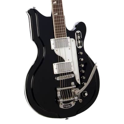 Airline Guitars '59 Newport DLX Black image 2
